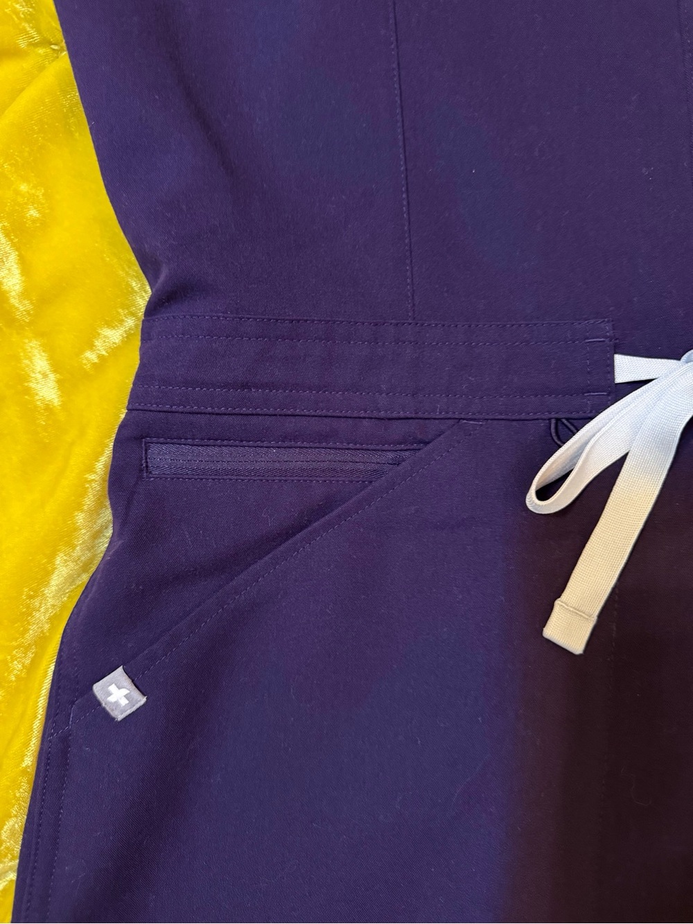 Figs- Rafaela Cargo Jumpsuit - Purple Jam- MEDIUM - Picture 4 of 9